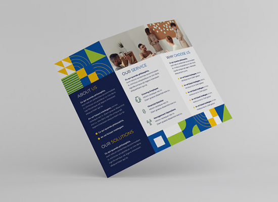 graphic design brochure work