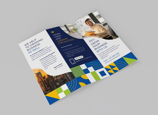 graphic design brochure work