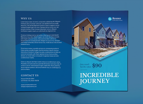 graphic design brochure work